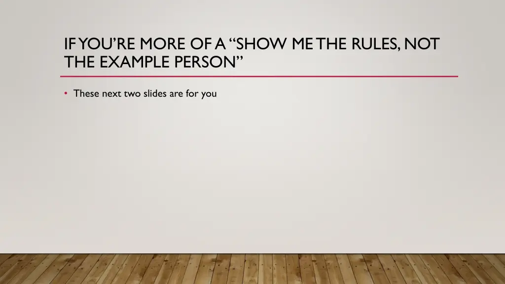if you re more of a show me the rules