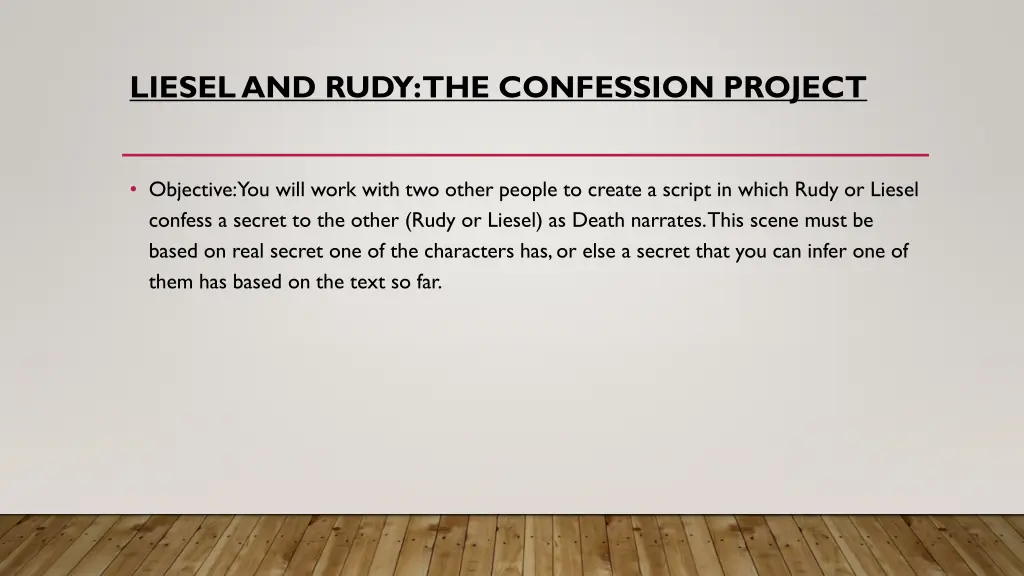 liesel and rudy the confession project