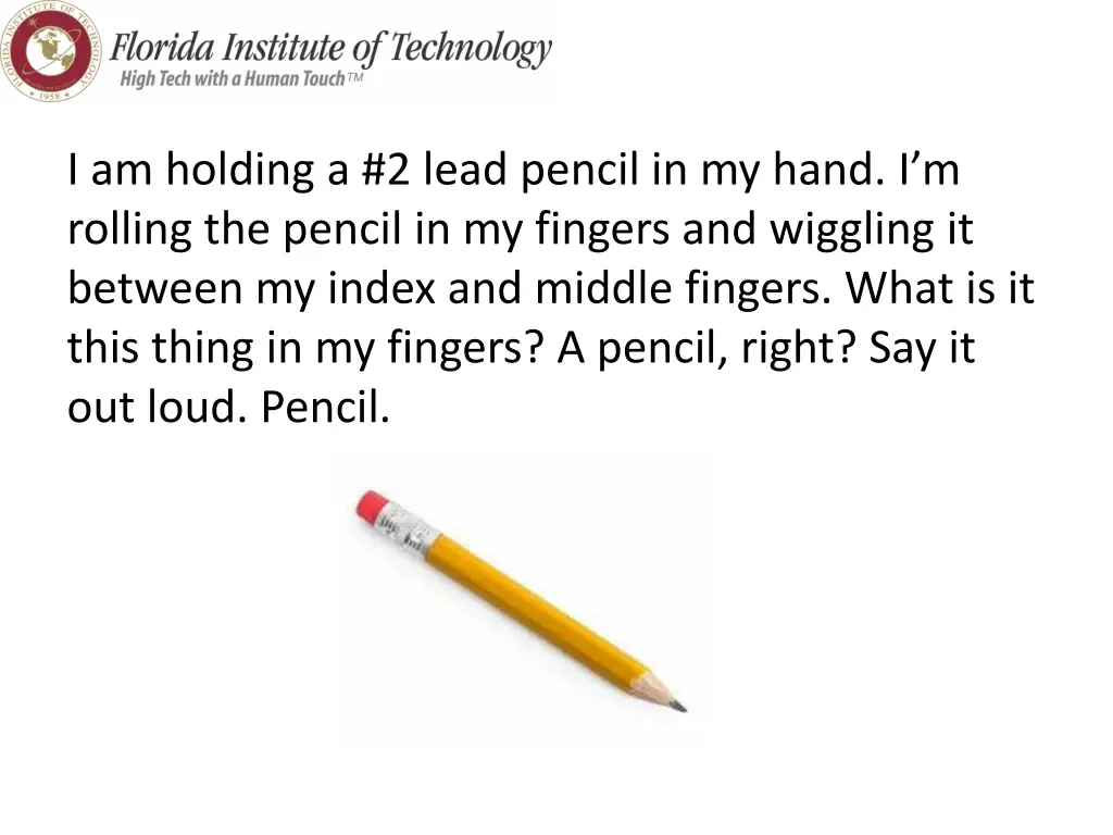 i am holding a 2 lead pencil in my hand