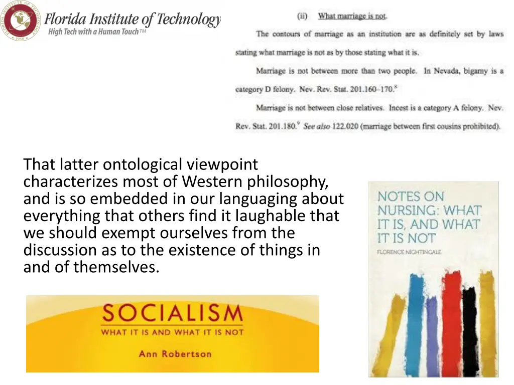 that latter ontological viewpoint characterizes