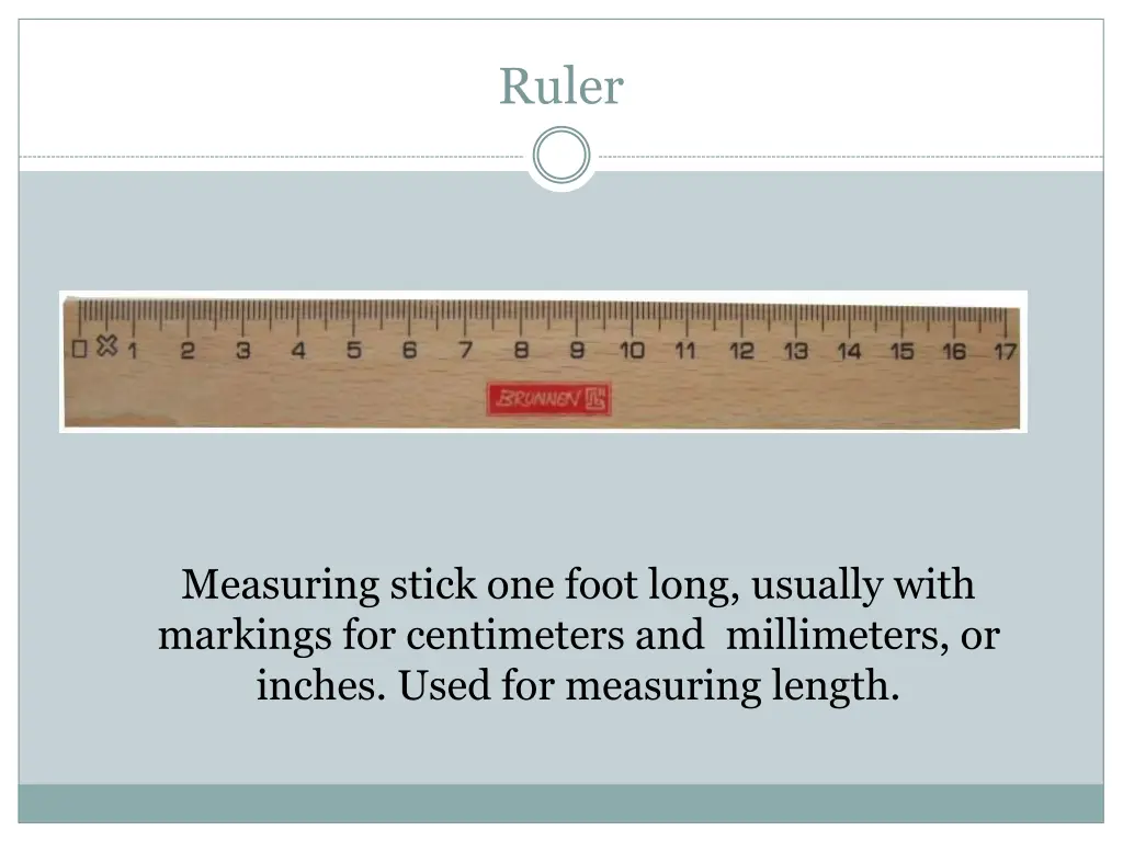 ruler