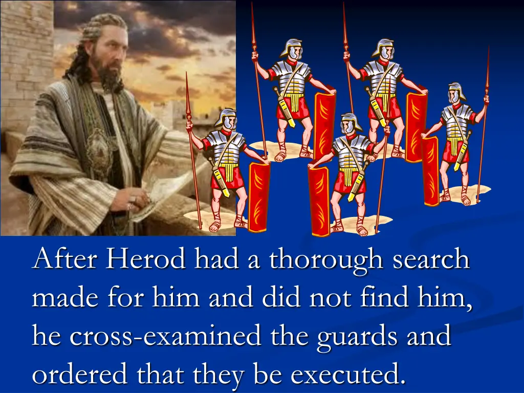 after herod had a thorough search made