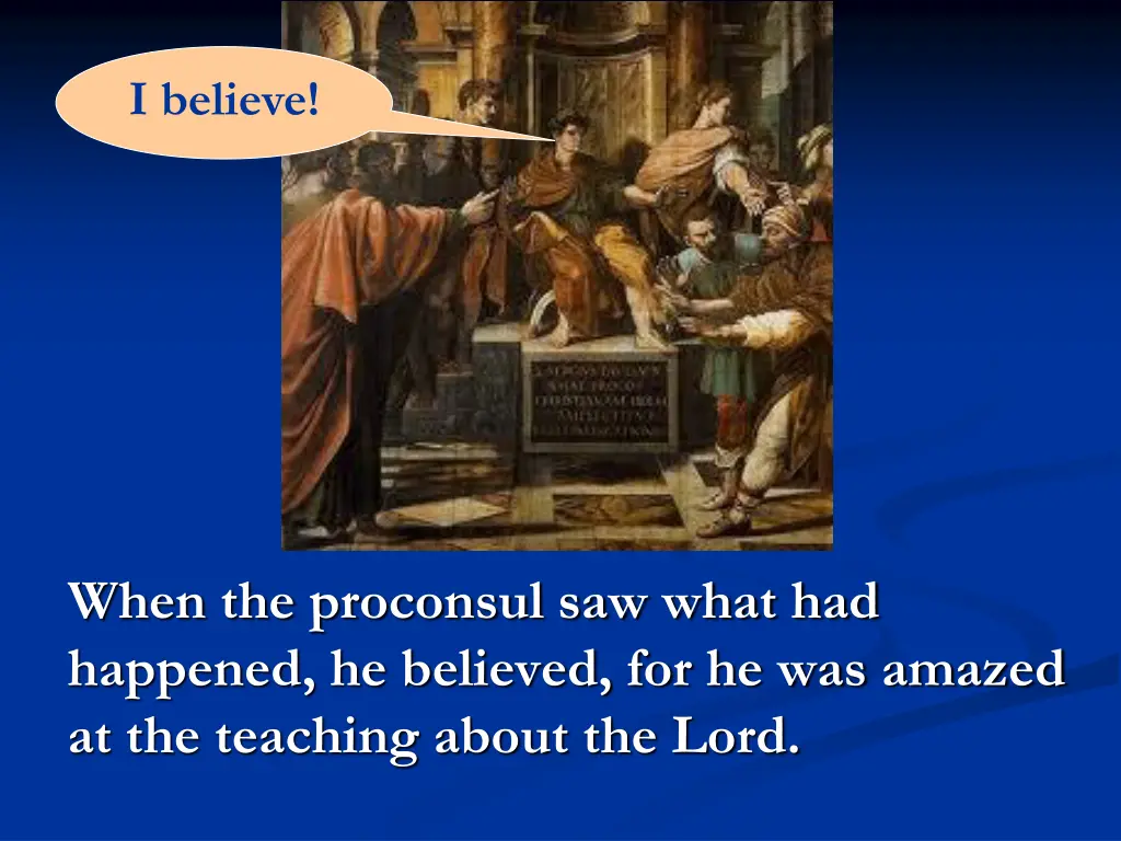 i believe