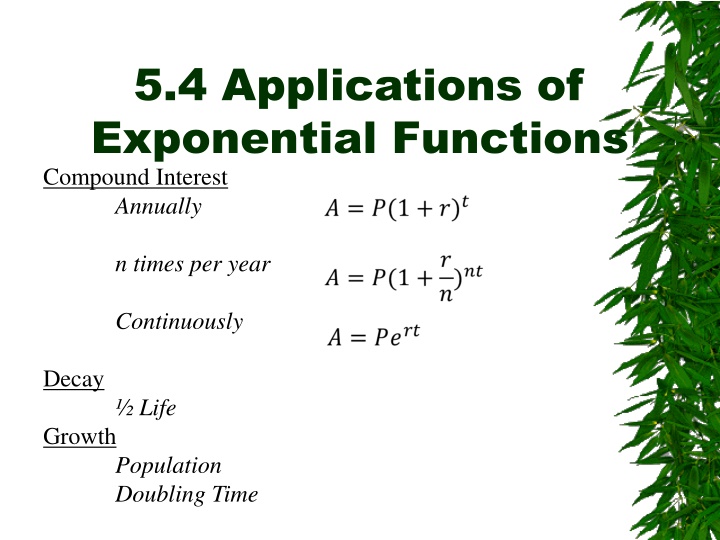 5 4 applications of exponential functions