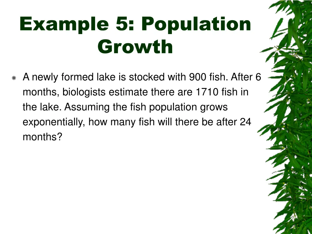 example 5 population growth