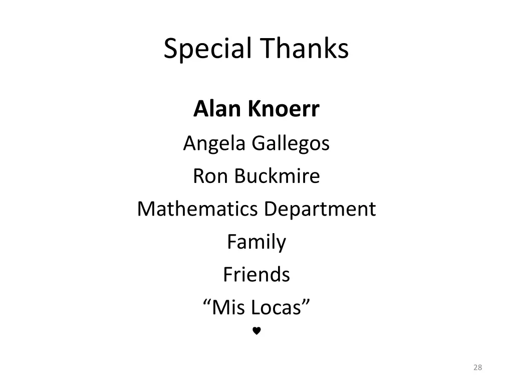 special thanks