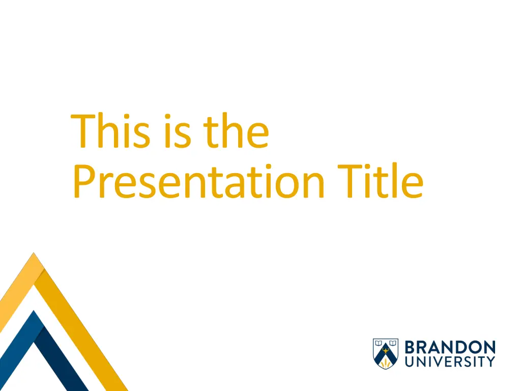 this is the presentation title