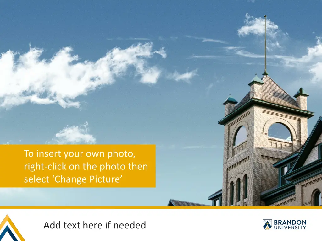 to insert your own photo right click on the photo