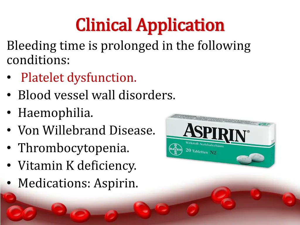 clinical application clinical application