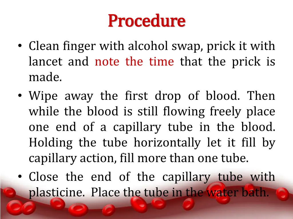 procedure procedure 1