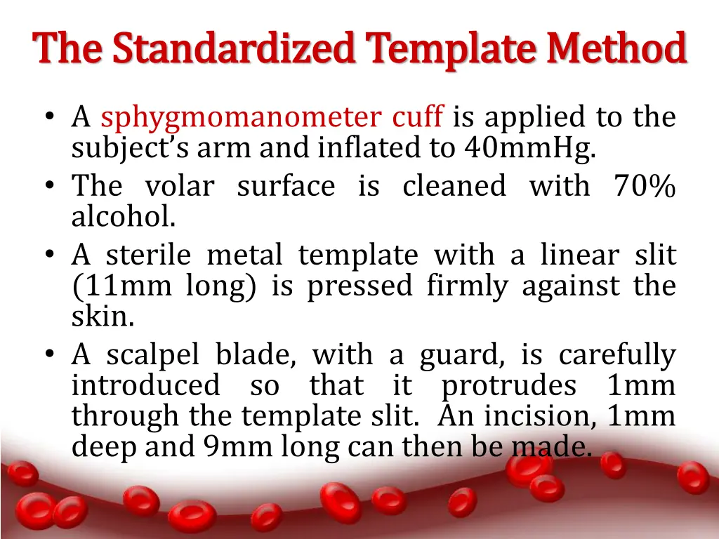 the standardized template method the standardized