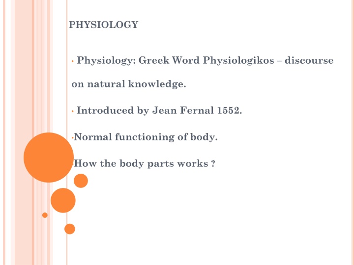 physiology