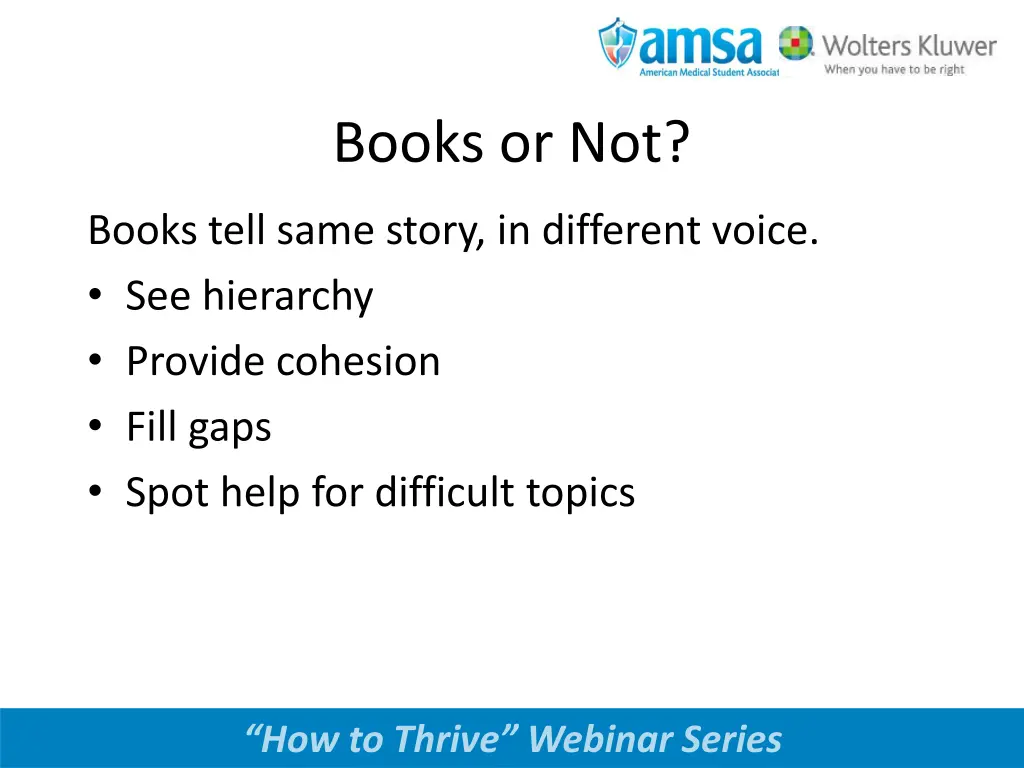 books or not