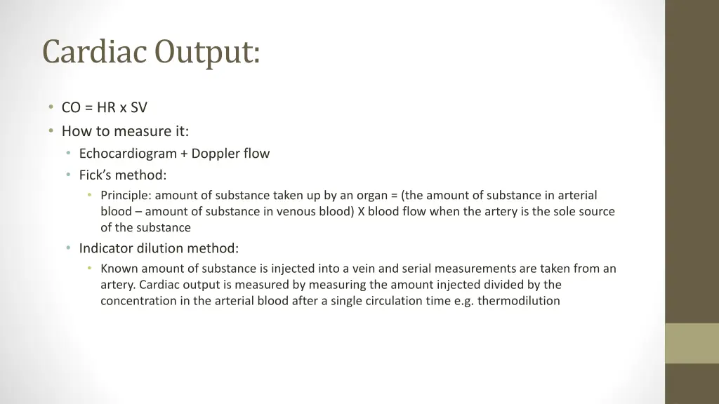 cardiac output 1