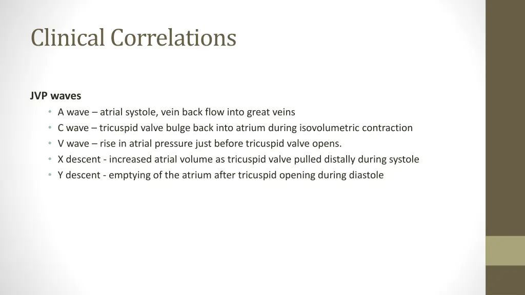 clinical correlations