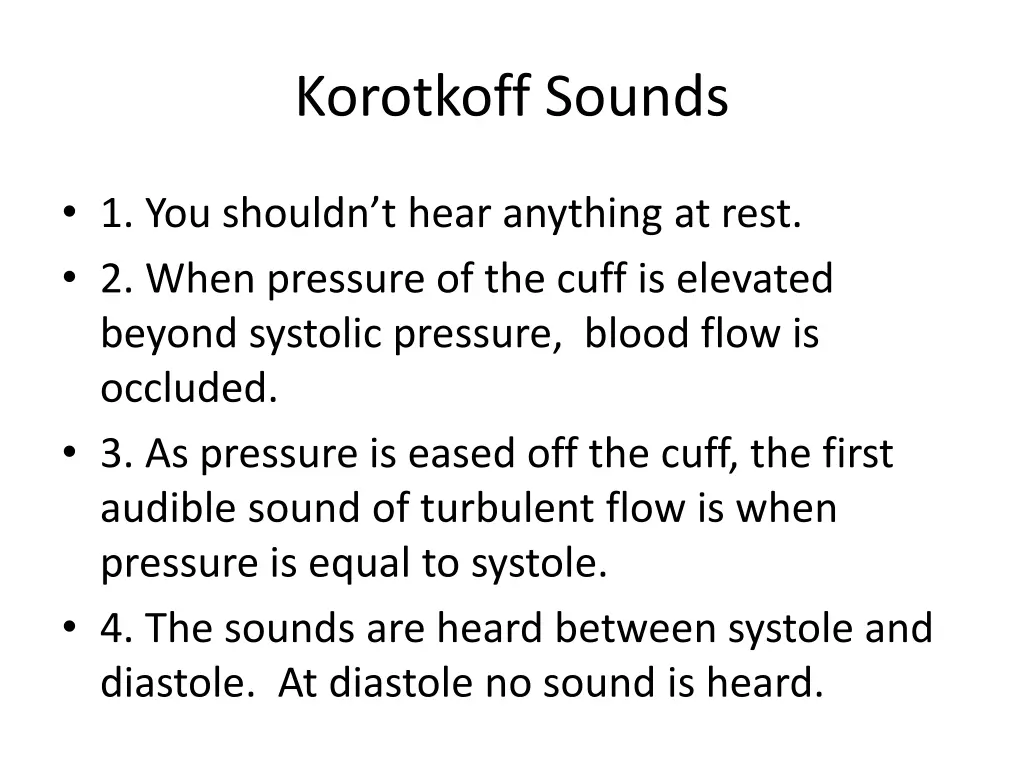 korotkoff sounds