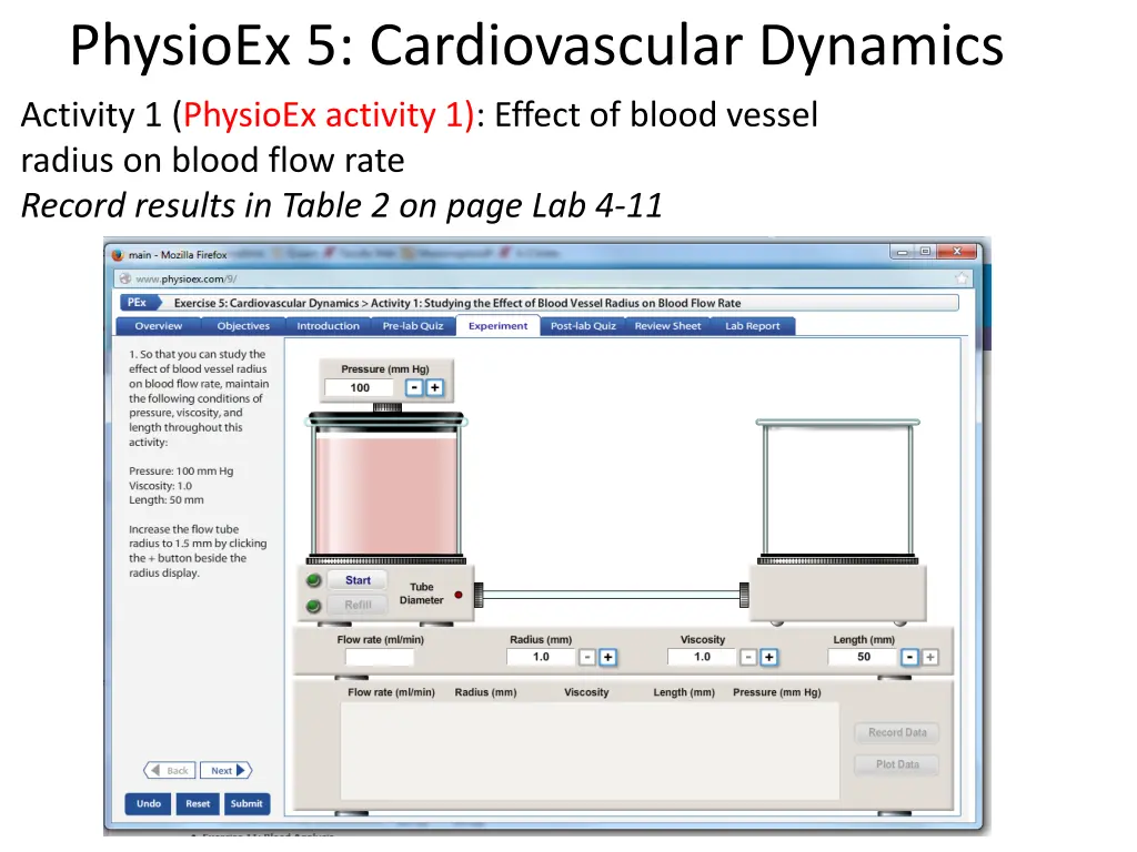 physioex 5 cardiovascular dynamics