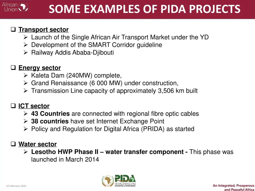 some examples of pida projects