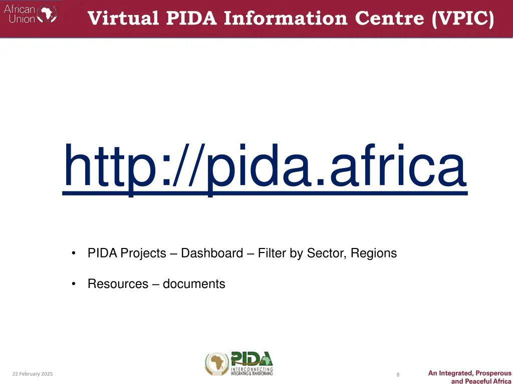 virtual pida information centre vpic