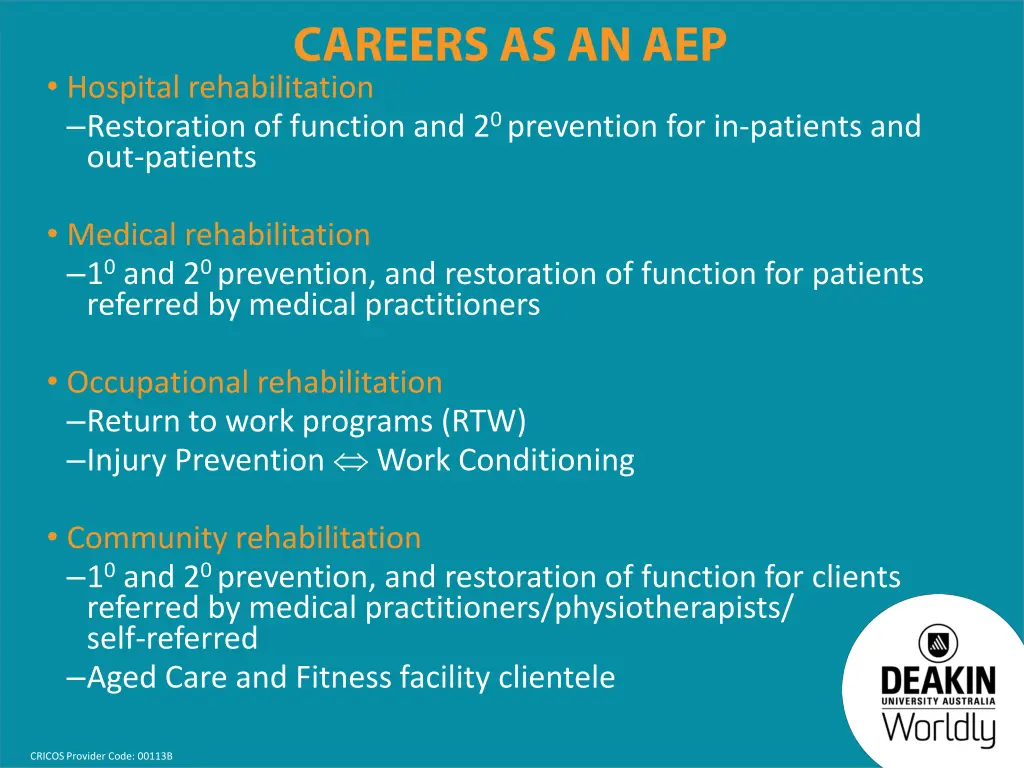 hospital rehabilitation restoration of function