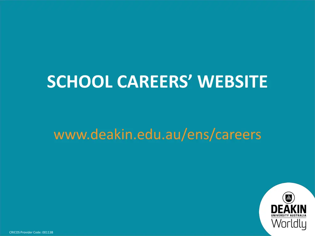 school careers website