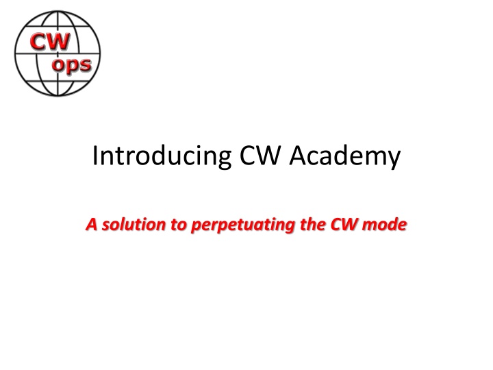 introducing cw academy