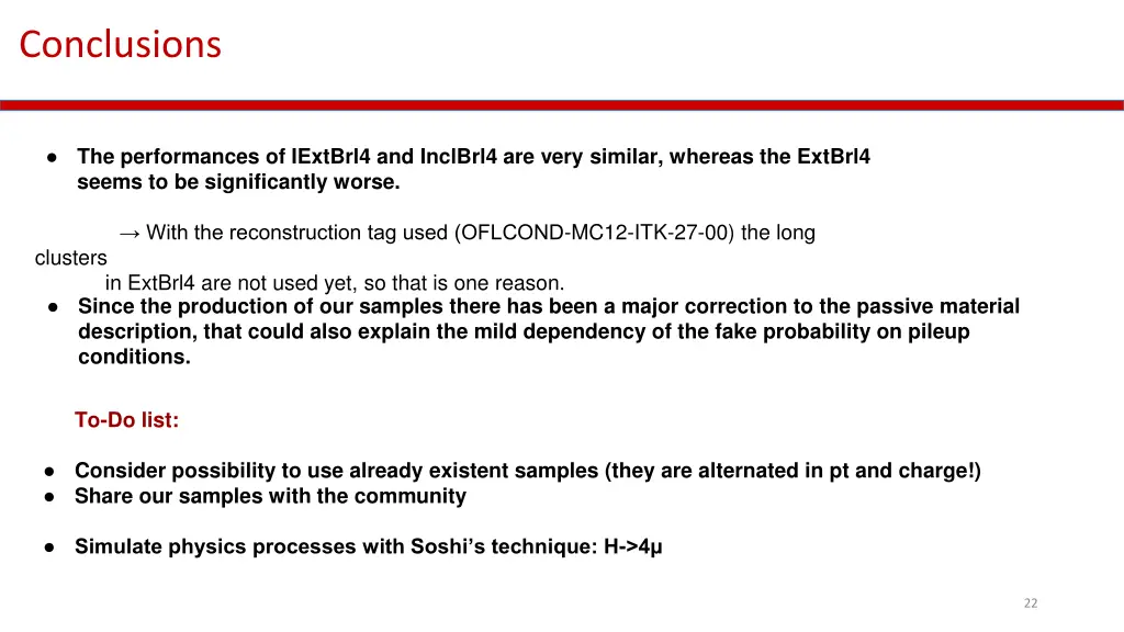 conclusions