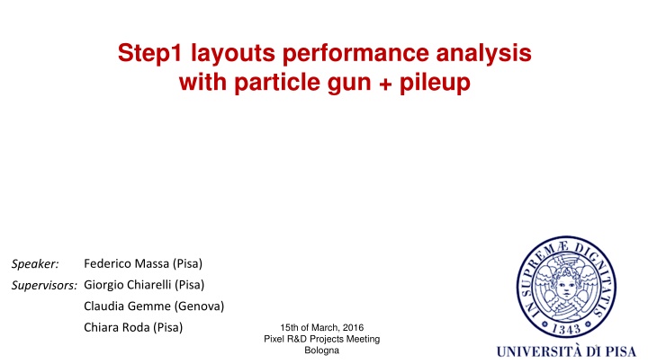 step1 layouts performance analysis with particle