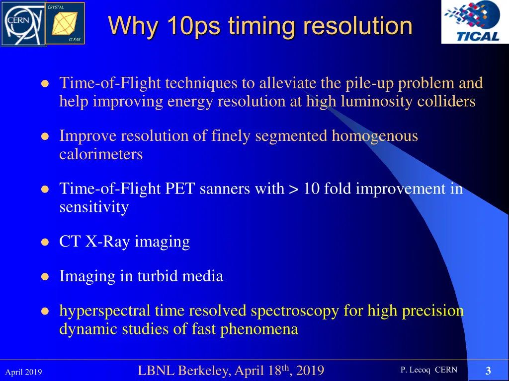 why 10ps timing resolution