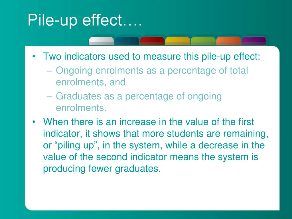 pile up effect 1