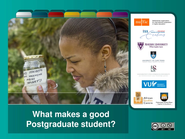 what makes a good postgraduate student