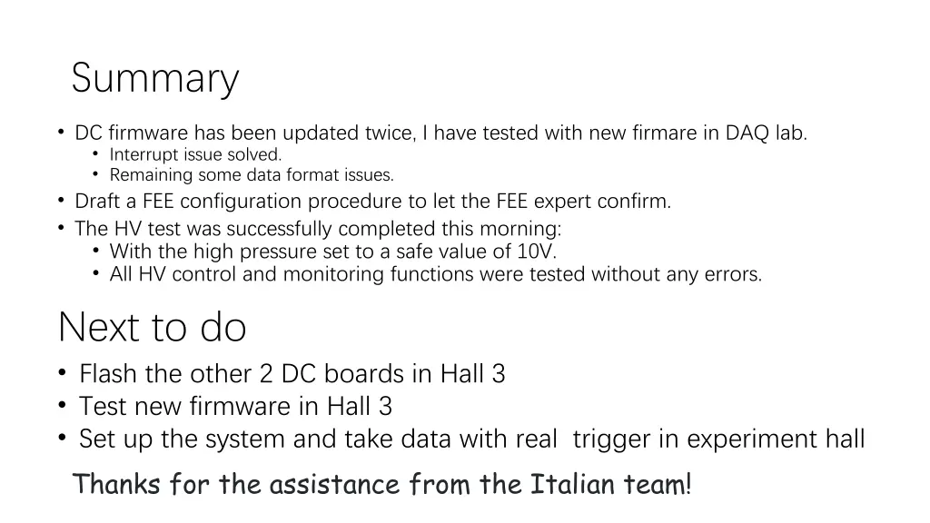 summary
