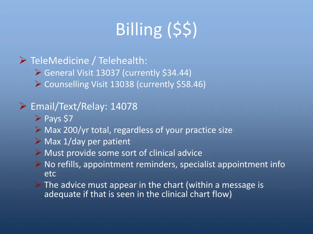 billing