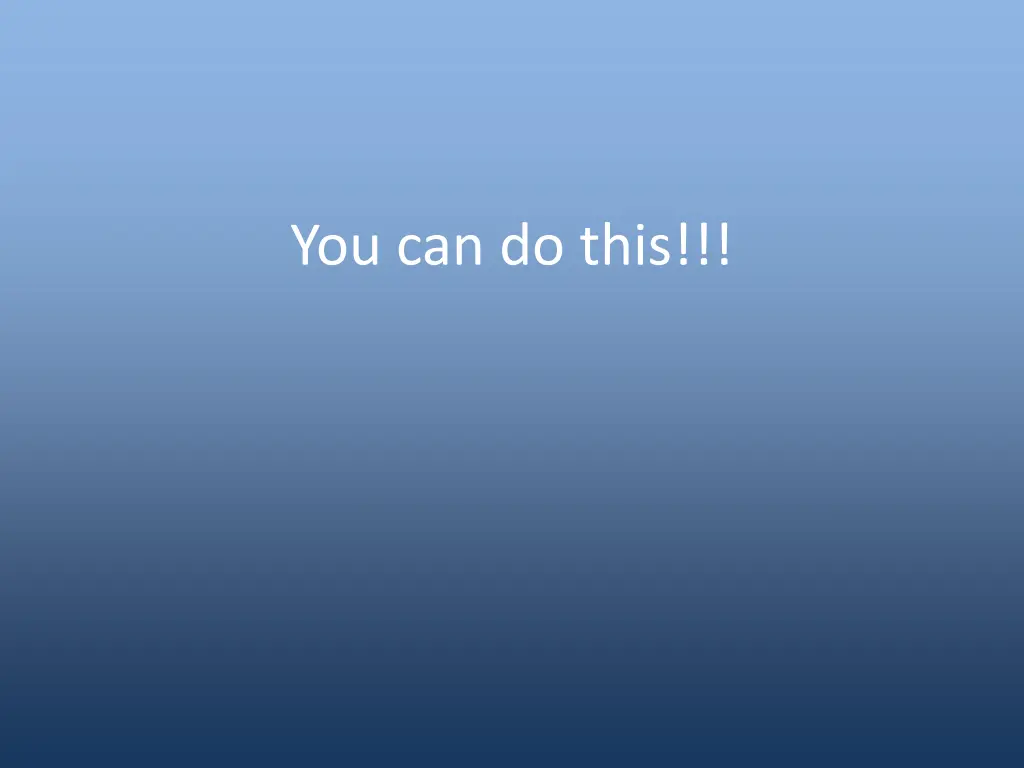 you can do this