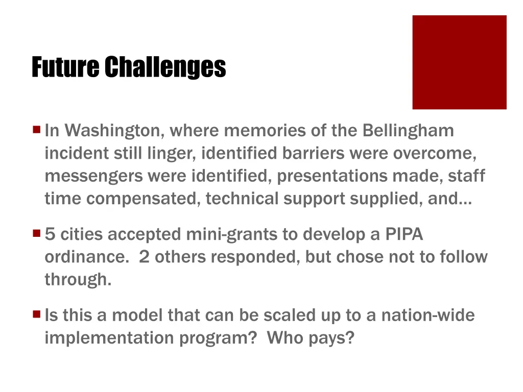 future challenges