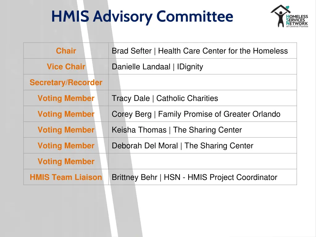 hmis advisory committee