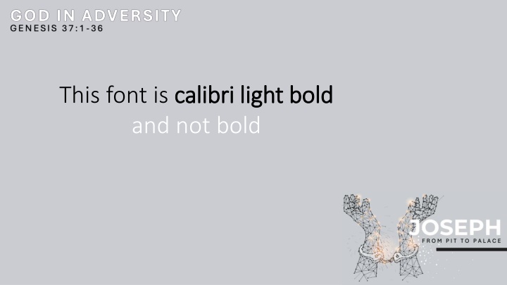 this font is calibri light bold calibri light