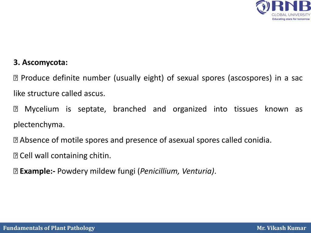 3 ascomycota