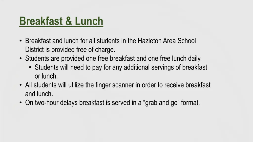 breakfast lunch