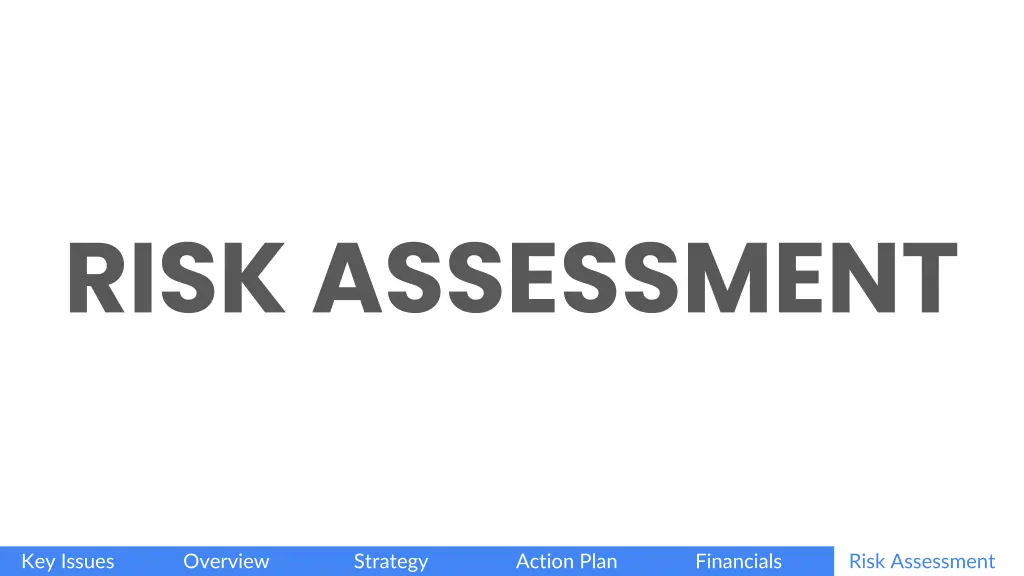 risk assessment