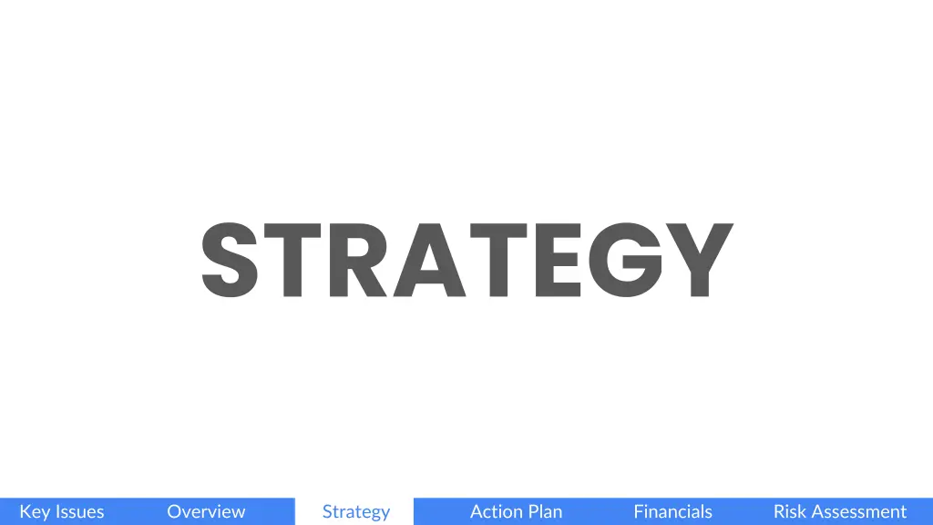 strategy
