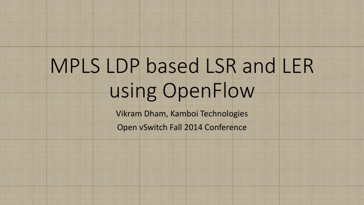 mpls ldp based lsr and ler using openflow
