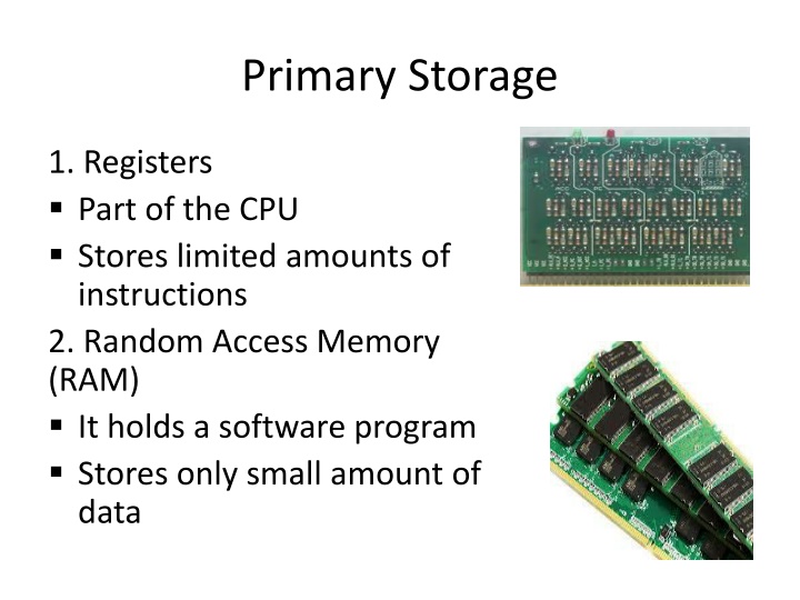 primary storage