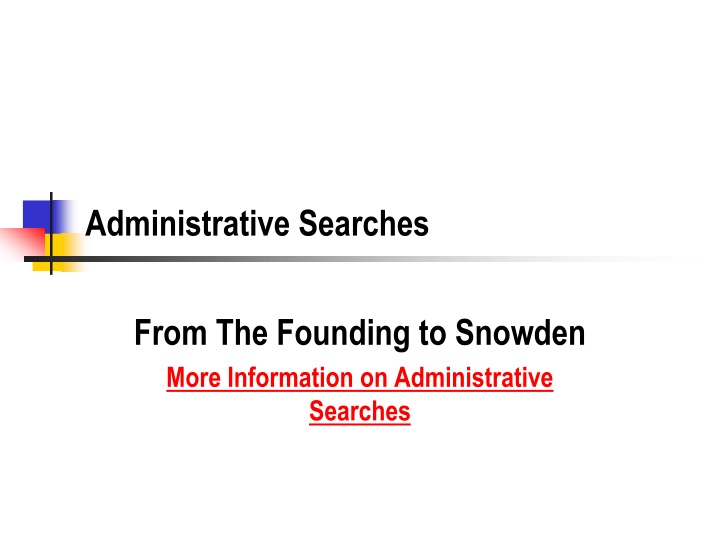 administrative searches