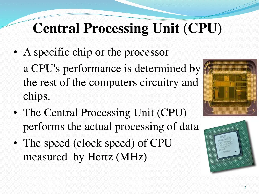 central processing unit cpu