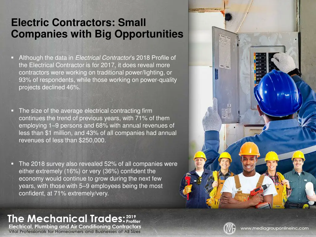 electric contractors small companies with