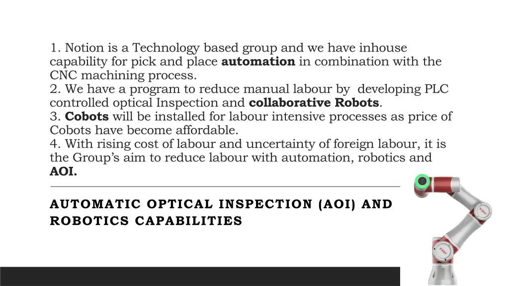 1 notion is a technology based group and we have