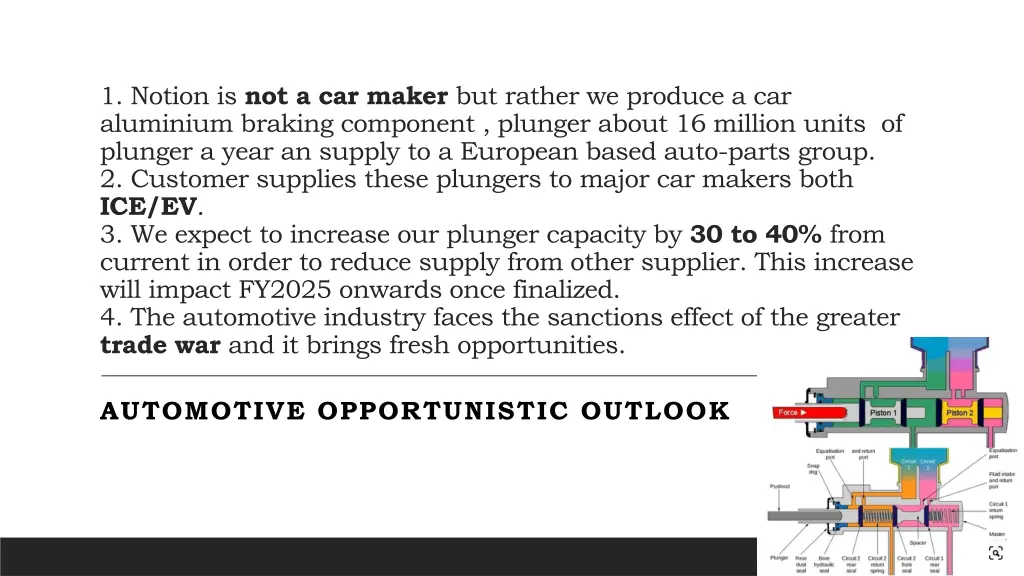 1 notion is not a car maker but rather we produce