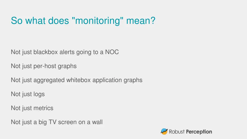 so what does monitoring mean