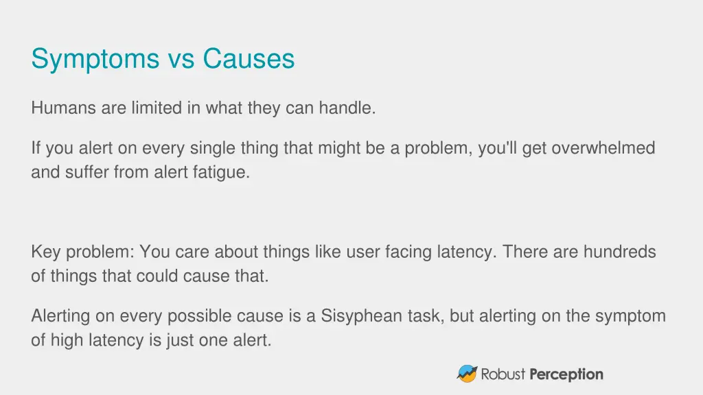 symptoms vs causes